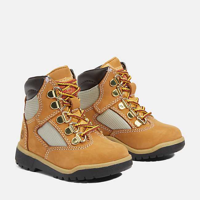 Toddler 6-Inch Field Boots Wheat Nubuck | Timberland US