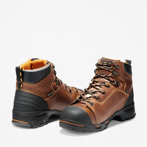 Visita lo Store di Timberland PROTimberland PRO Men's 52562 Endurance 6 PR Work Boot,Brown,8 W 