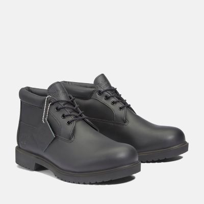 timberland premium chukka boots in black