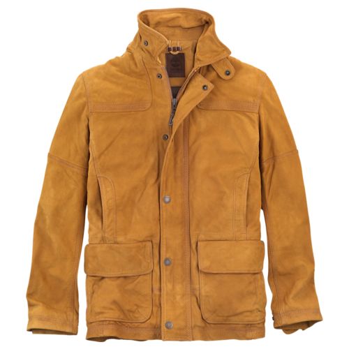 Men's Nubuck Leather Barn Coat | Timberland US Store