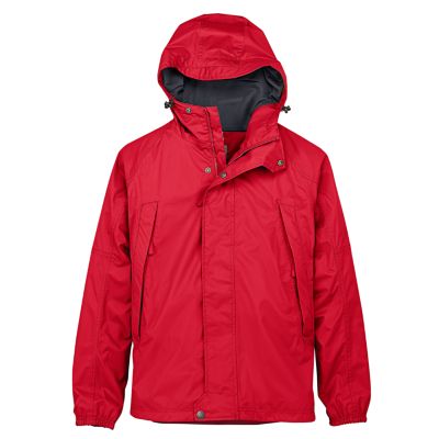 red timberland jacket