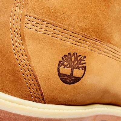 timberland logo on boots