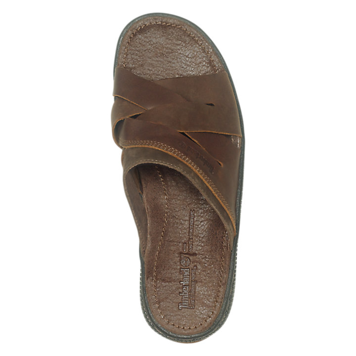 Men's Hollbrook Leather Slide Sandals | Timberland US Store