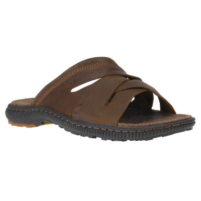 Men's Hollbrook Leather Slide Sandals | Timberland US Store