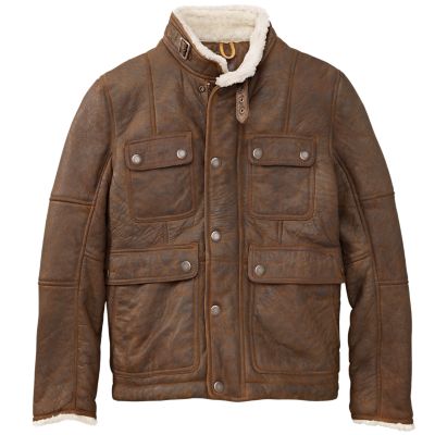Men's Mount Major Shearling Leather Jacket | Timberland US Store