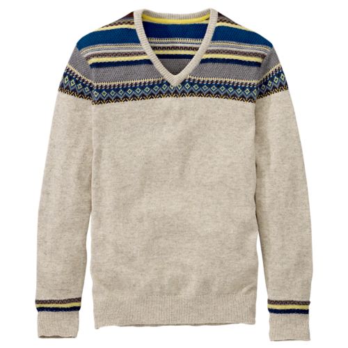 Men's Knox River Fair Isle V-Neck Sweater | Timberland US Store