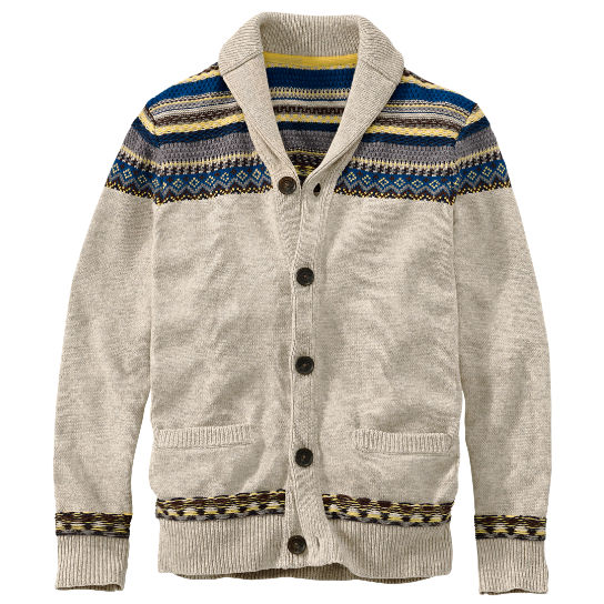 Men's Knox River Fair Isle Cardigan Sweater