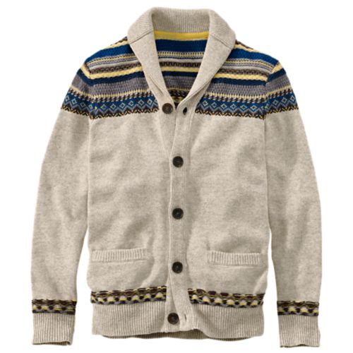 Men's Knox River Fair Isle Cardigan Sweater-