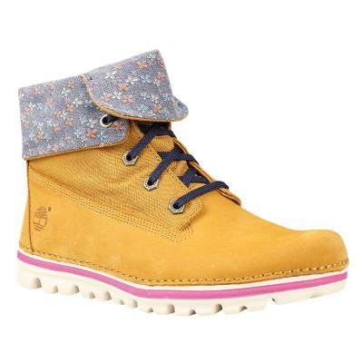 timberland roll top boots womens