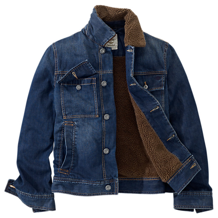 Men's Mirror Lake Fleece-Lined Denim Jacket | Timberland US Store