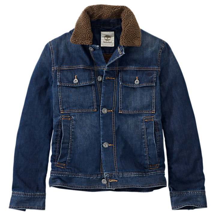 Men's Mirror Lake Fleece-Lined Denim Jacket | Timberland US Store