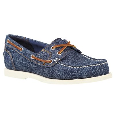 timberland canvas boat shoes