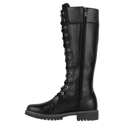 timberland 14 inch boots black