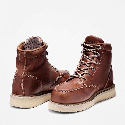 Timberland Leather Barstow Wedge Soft Toe in Rust for Men Save 43% Brown Mens Boots Timberland Boots 