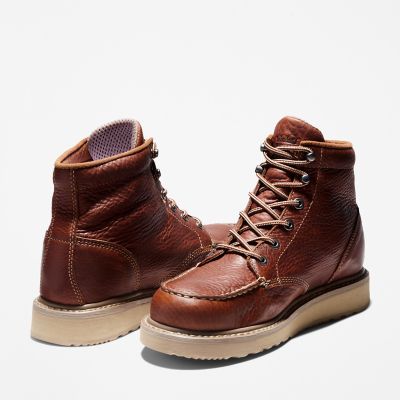 timberland wedge work boots