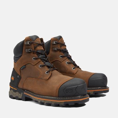 timberland pro men's 6 inch boondock comp toe wp insulated industrial work boot