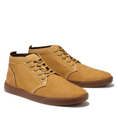 men's groveton ltt chukka leather & fabric sneaker