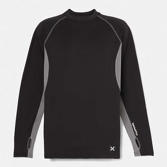 US Men Thermal Underwear Pullover Top Ski Warm Winter T Shirt Undershirt  M-4XL