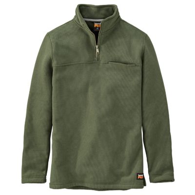 Men's Timberland PRO® Quarter-Zip Textured Fleece Pullover | Timberland ...