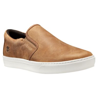 timberland leather slip on shoes