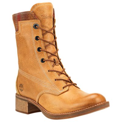 timberland lace up boots womens