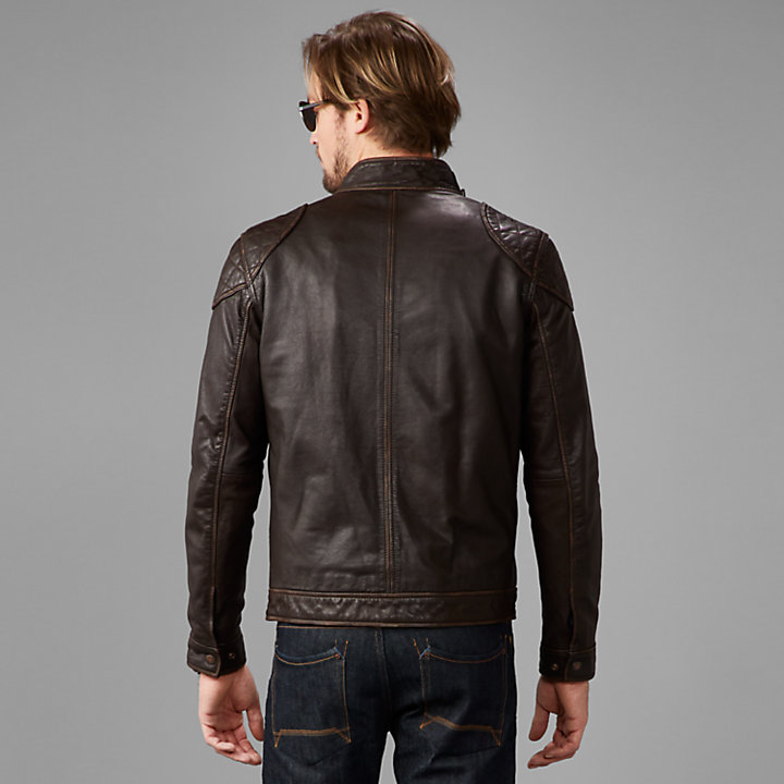 Men's Skye Peak Slim Fit Quilted Leather Jacket | Timberland US Store