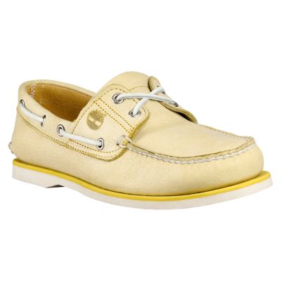 yellow deck shoes