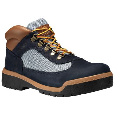 timberland field boots navy