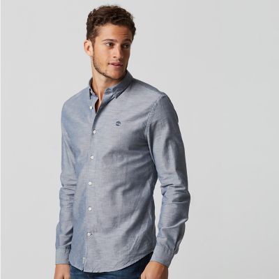 Men's Rattle River Slim Fit Chambray Shirt