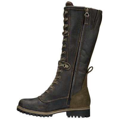 timberland tall lace up boots