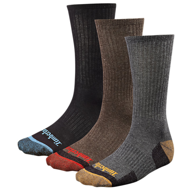 Men's Casual Crew Socks (3-Pack) | Timberland US Store