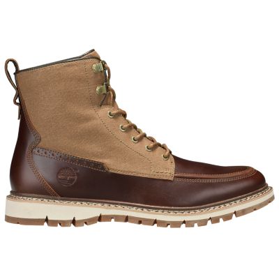 Men's Britton Hill Mixed-Media Moc Toe Boots | Timberland US Store