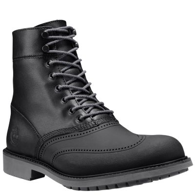 timberland duck boots black