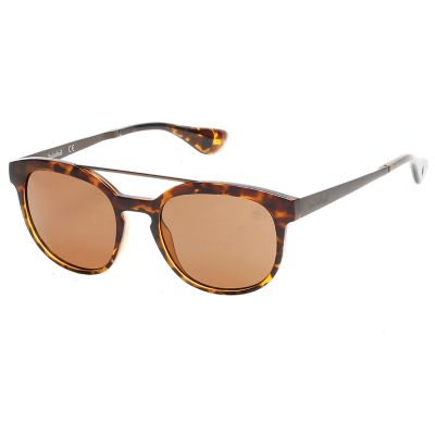 Polarized Tortoise/Metal Round Frame Sunglasses | Timberland US Store