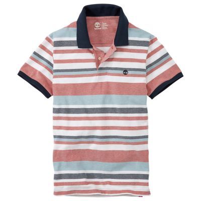 Men's Keene River Striped Oxford Polo Shirt | Timberland US Store