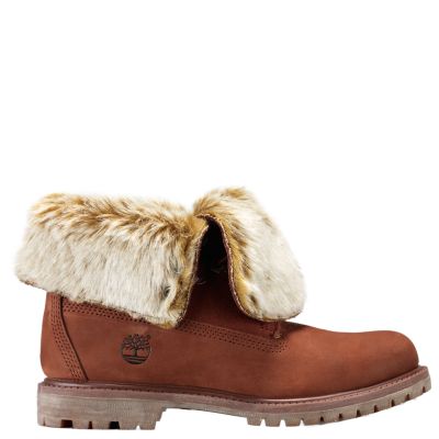 Women's Timberland Authentics Faux Fur Fold-Down Boots | Timberland US ...