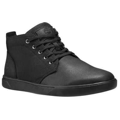 timberland men's groveton ltt chukka leather & fabric sneaker