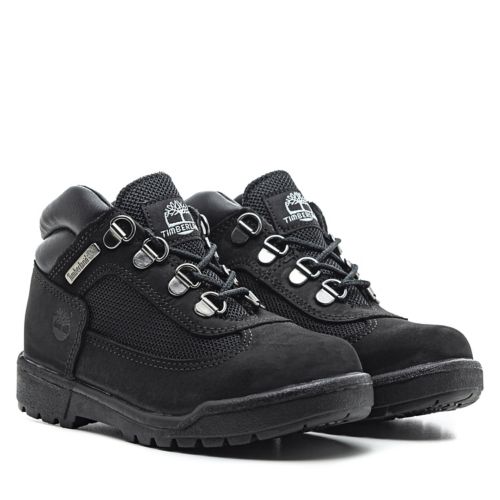 Youth Leather/Fabric Mid Field Boots-