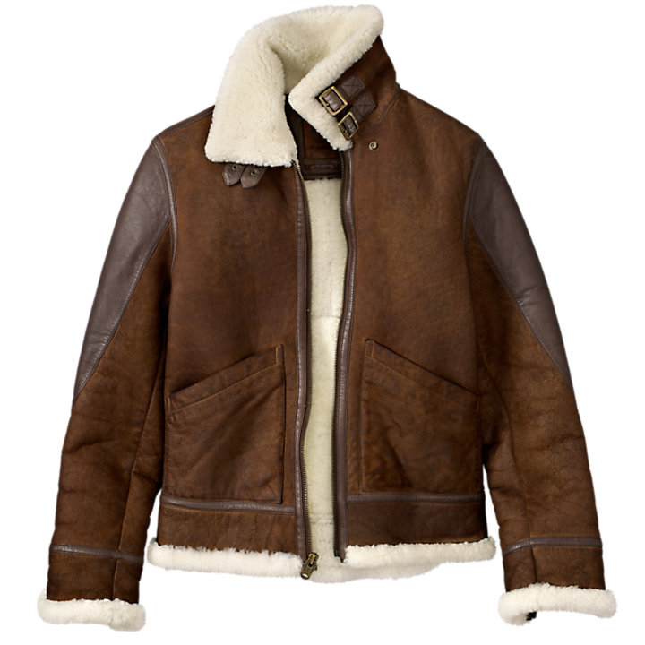 Men's Mt. Osceola Shearling Leather Flight Jacket | Timberland US Store
