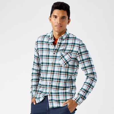 Men's Slim Fit Plaid Flannel Shirt | Timberland US Store
