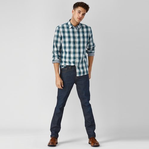 Men's Slim Fit Double-Layer Plaid Shirt | Timberland US Store