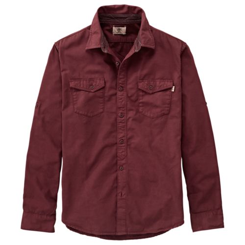 Men's Twill Roll-Tab Cargo Shirt | Timberland US Store
