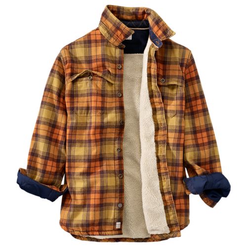 Men's Fleece-Lined Flannel Shirt | Timberland US Store