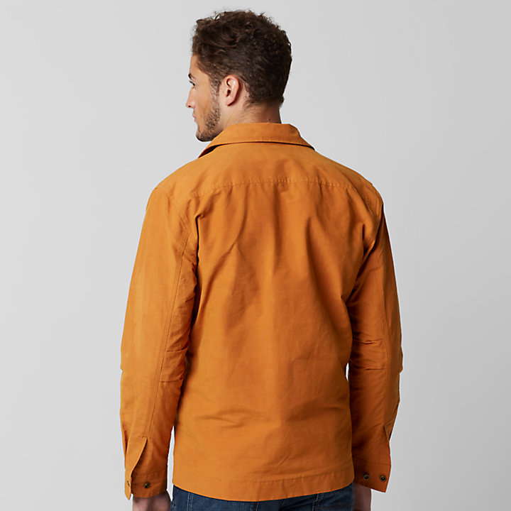 Men's Bass River Waxed Canvas Shirt Jacket | Timberland US Store
