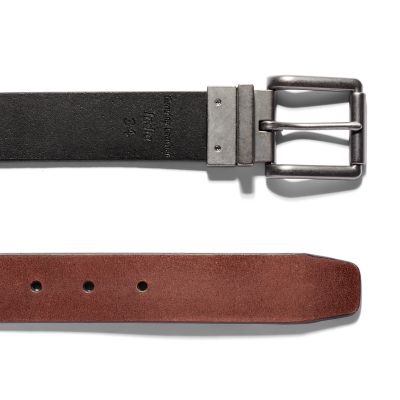 timberland men's reversible leather belt