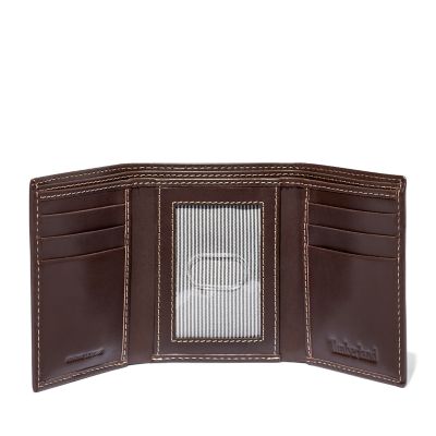 Smooth Leather Tri-Fold Wallet