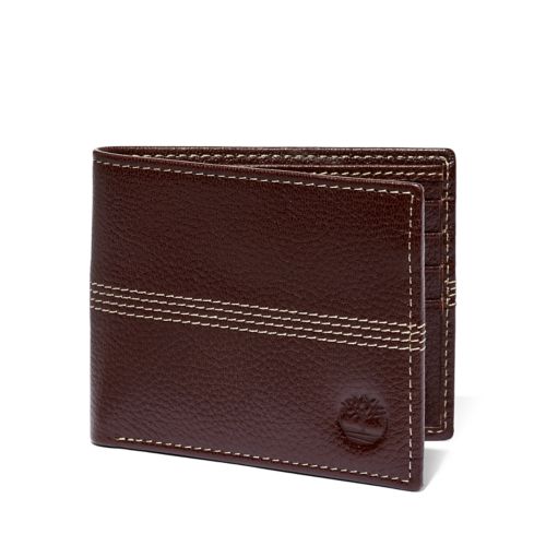 Pebbled Leather Bi-Fold Wallet-