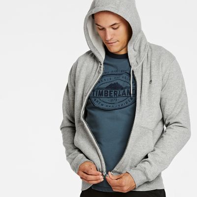 timberland mens zip up hoodie