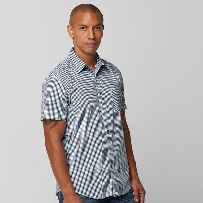 Men's Perry Stream Slim Fit Mini Check Shirt | Timberland US Store