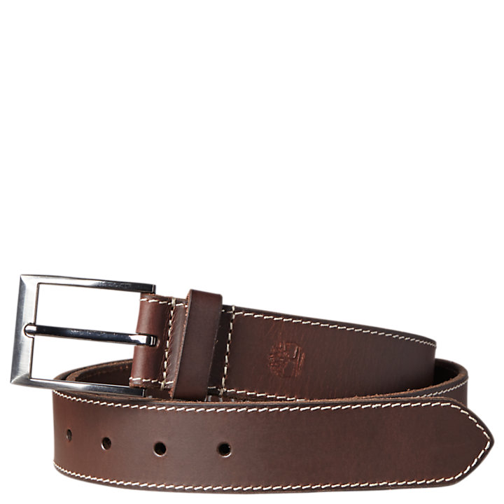 Timberland | Men's Stitched Buffalo Leather Belt
